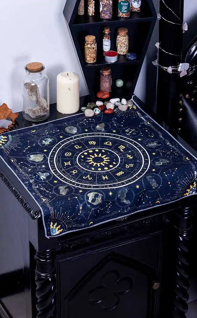 Astrological Transits Altar Cloth-Altar Cloths-Tragic Beautiful