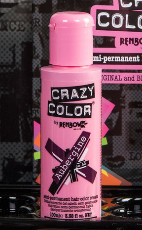Aubergine Hair Colour-Crazy Color-Tragic Beautiful