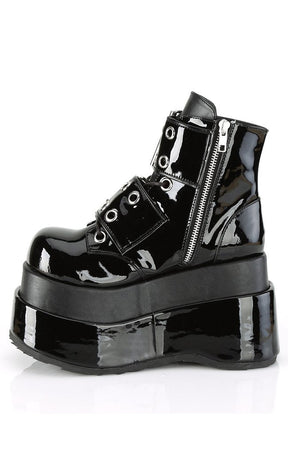 BEAR-104 Black Patent Platform Boots (AU Stock)-Demonia-Tragic Beautiful