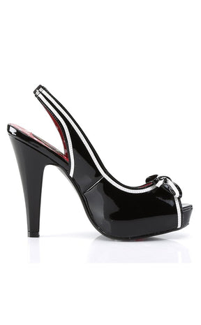 BETTIE-05 Black Patent Heels-Pin Up Couture-Tragic Beautiful