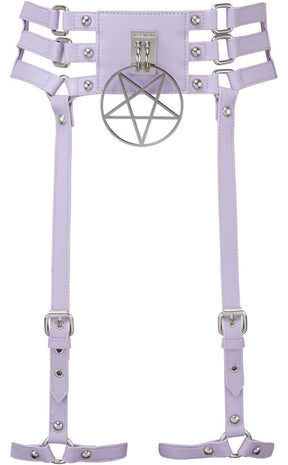 Baby Hex Suspender Belt | Lilac-Killstar-Tragic Beautiful
