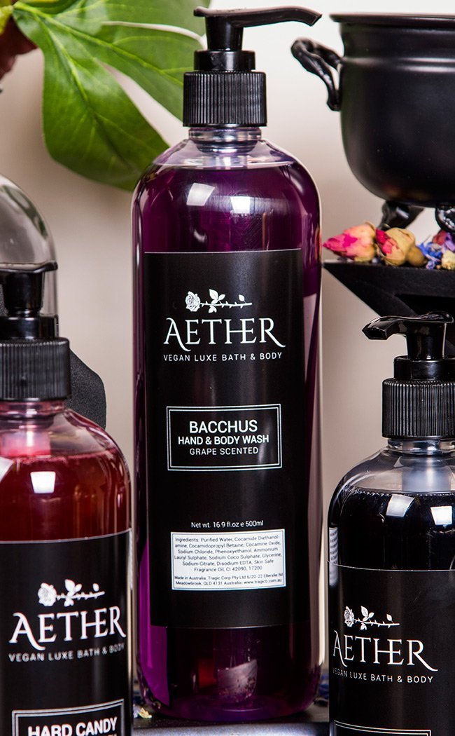 Bacchus Grape Scented Vegan Body Wash-Aether-Tragic Beautiful