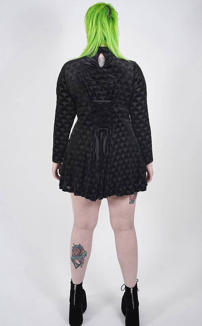 Bad Love Velvet Dress | Plus Size-Punk Rave-Tragic Beautiful