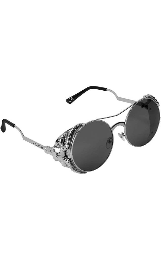 Baphomet Sunglasses | Silver-Killstar-Tragic Beautiful