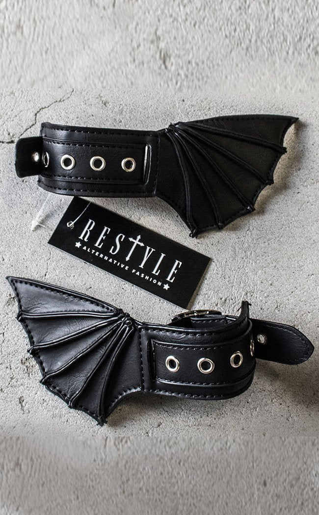 Bat Cuffs-Restyle-Tragic Beautiful
