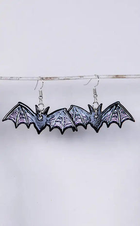 Bat-it-tude Earrings-Gothic Jewellery-Tragic Beautiful