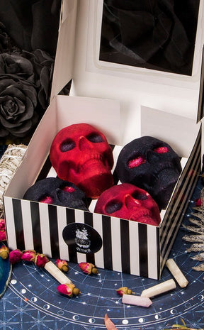 Bath Bomb Bleeding Skull Gift Pack-Aether-Tragic Beautiful