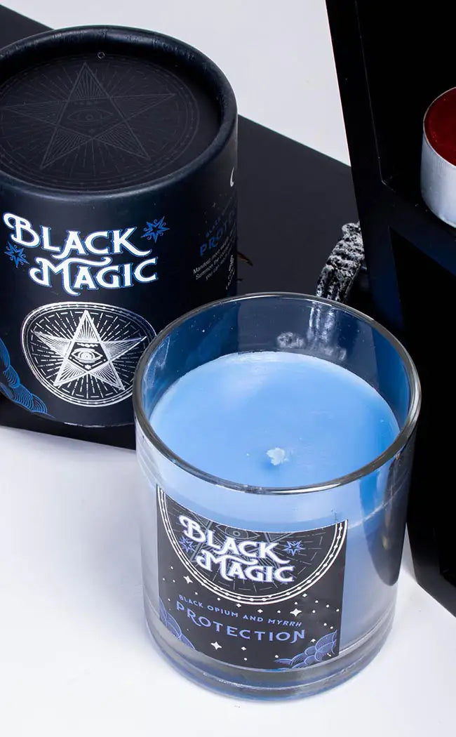 Black Magic Candle | Protection | Black Opium & Myrrh-Candle Magic-Tragic Beautiful