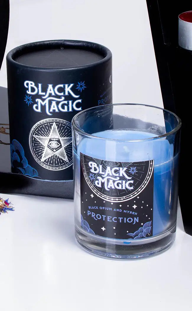 Black Magic Candle | Protection | Black Opium & Myrrh-Candle Magic-Tragic Beautiful