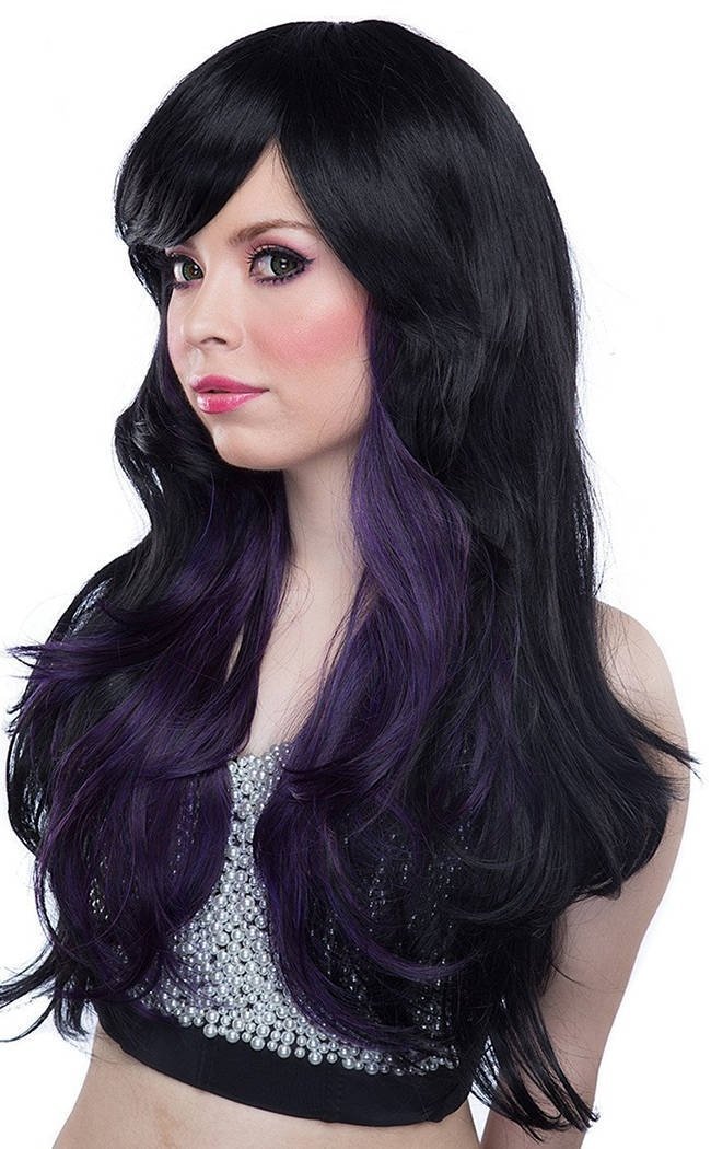 Black & Violet Downtown Girl Wig-Rockstar Wigs-Tragic Beautiful