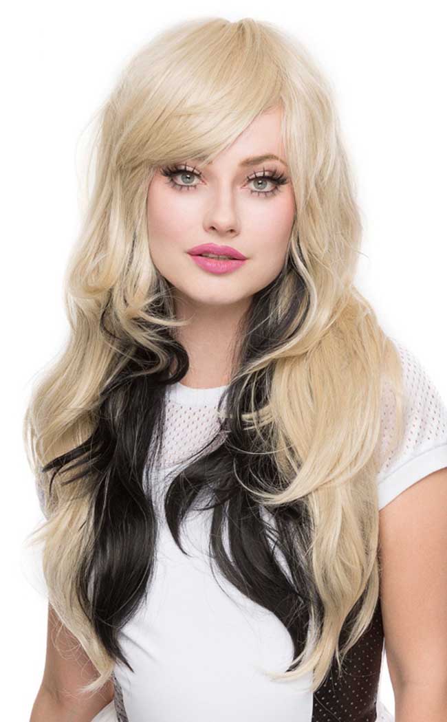Blonde & Black Downtown Girl Wig-Rockstar Wigs-Tragic Beautiful