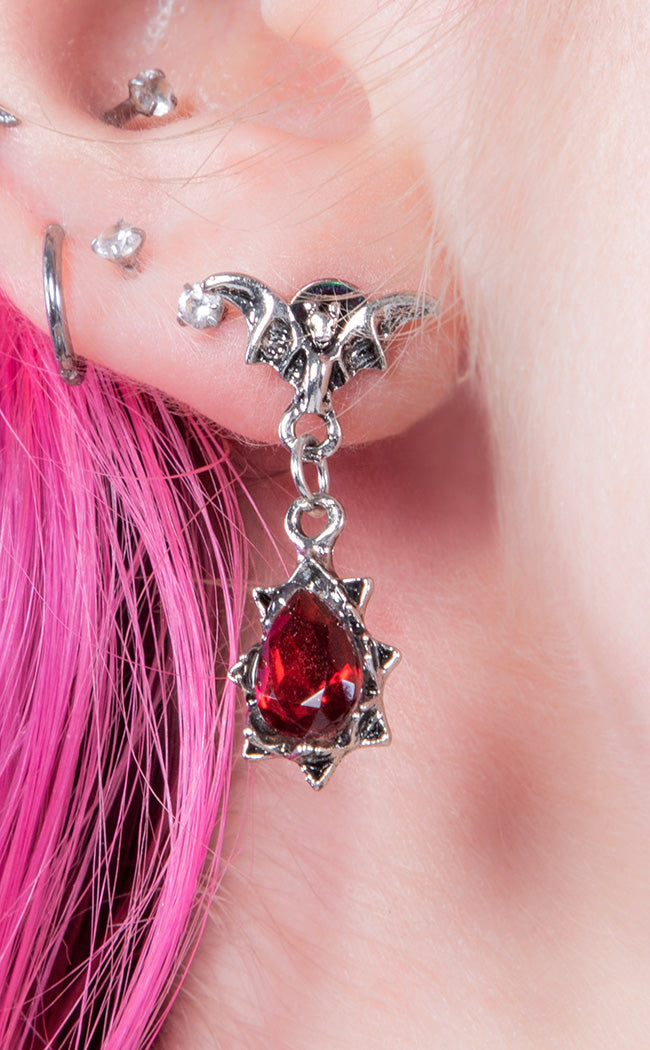 Blood of Akasha Earrings-Gothic Jewellery-Tragic Beautiful