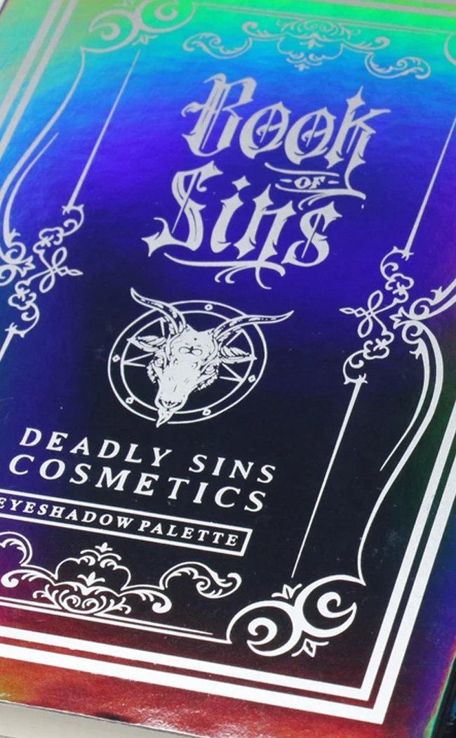 Book of Sins Eyeshadow Palette-Deadly Sins Cosmetics-Tragic Beautiful