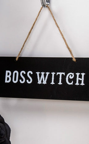 Boss Witch Sign-Homewares-Tragic Beautiful