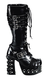 CHARADE-206 Black Boots-Demonia-Tragic Beautiful