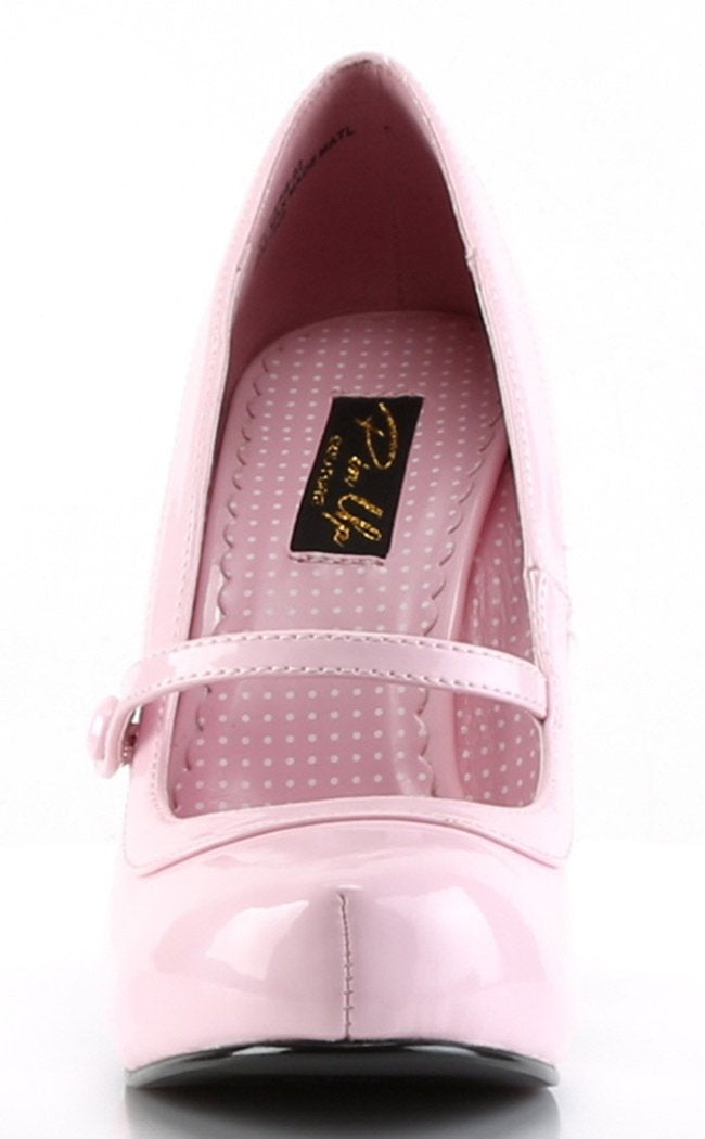 CUTIEPIE-02 B. Pink Patent Heels-Pin Up Couture-Tragic Beautiful