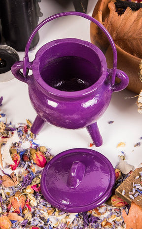 Cast Iron Cauldron | Purple-Cauldrons-Tragic Beautiful