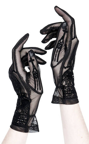 Cathedral Mesh Gloves-Restyle-Tragic Beautiful