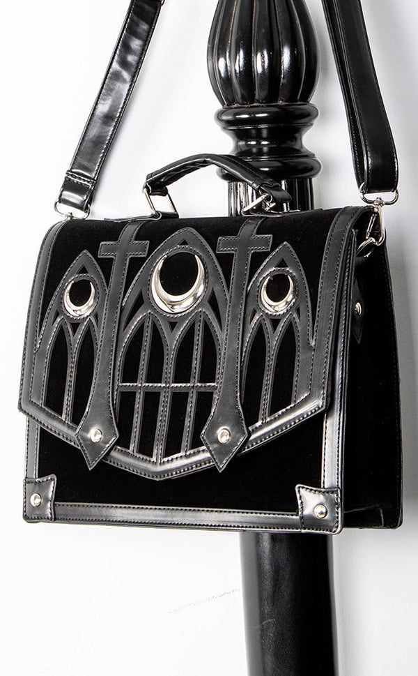 Restyle | Cathedral Briefcase Satchel | Goth Bags | Afterpay Australia
