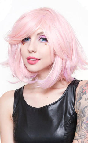 Rockstar Wigs | Champagne Pink Bobbed Wig
