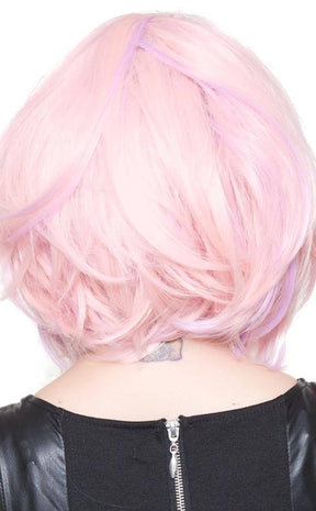 Champagne Pink Bobbed Wig-Rockstar Wigs-Tragic Beautiful