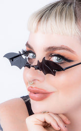 Chiroptera Batwing Sunglasses-Cold Black Heart-Tragic Beautiful