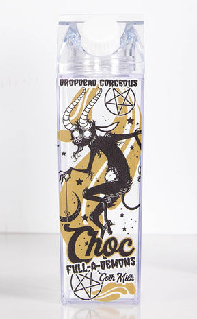 Choc Fulla Demons Milk Carton Drink Bottle-Drop Dead Gorgeous-Tragic Beautiful