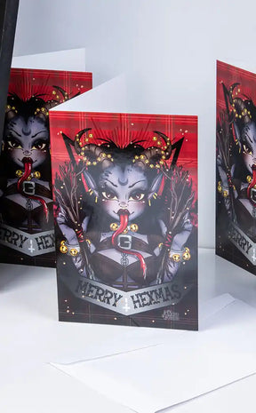 Christmas Card Pack | Krampus-Rose Demon-Tragic Beautiful
