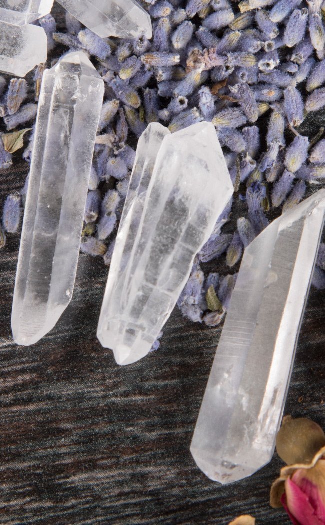 Clear Quartz Crystal Points Minis x 5-Crystals-Tragic Beautiful
