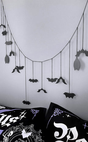 Colony of Bats Hanging Banner-Killstar-Tragic Beautiful