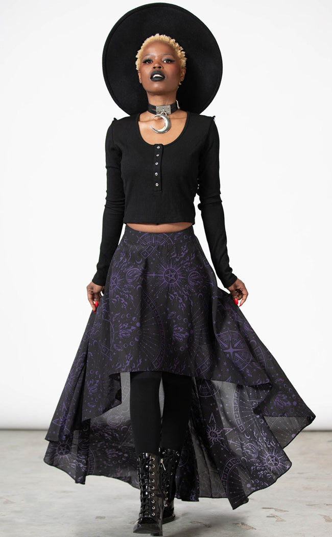 Corene Chiffon Maxi Skirt | Killstar Australia | Gothic Clothing