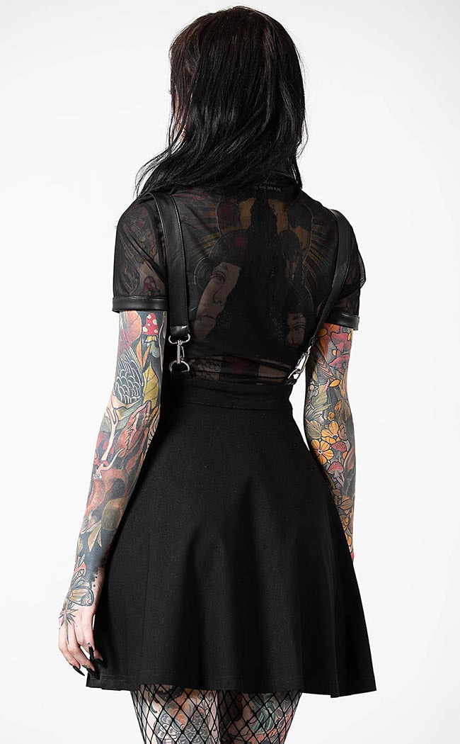 Cosmic Katy Suspender Dress-Killstar-Tragic Beautiful