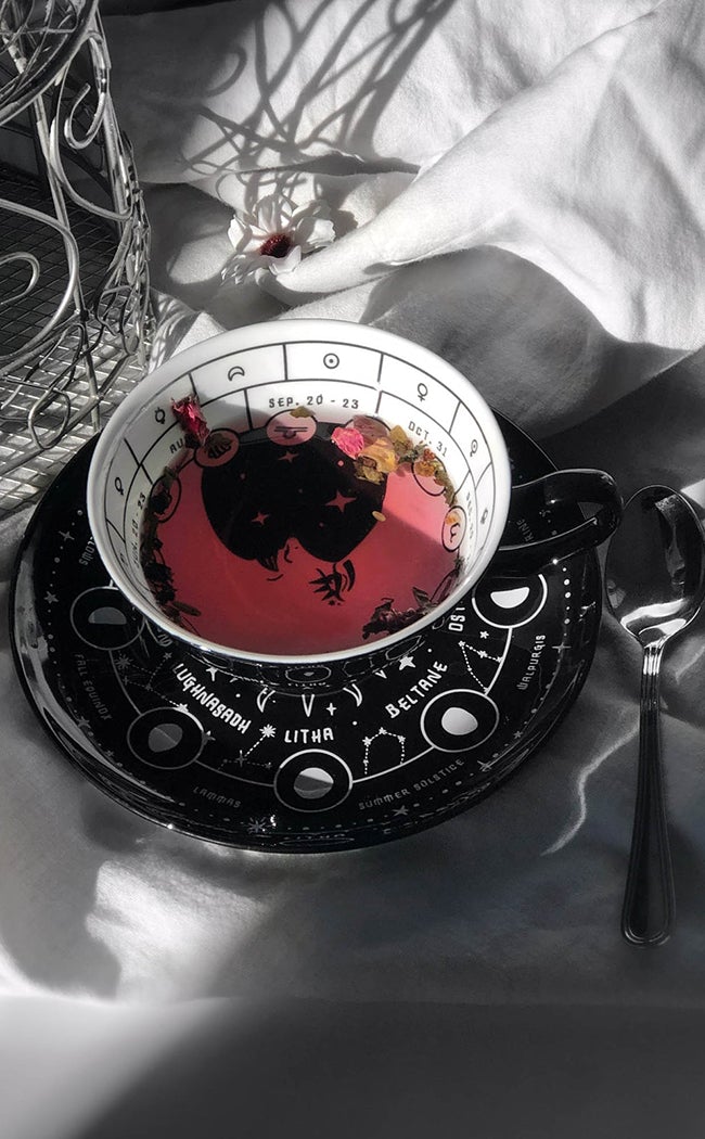 Cosmic Tea Cup & Saucer-Killstar-Tragic Beautiful