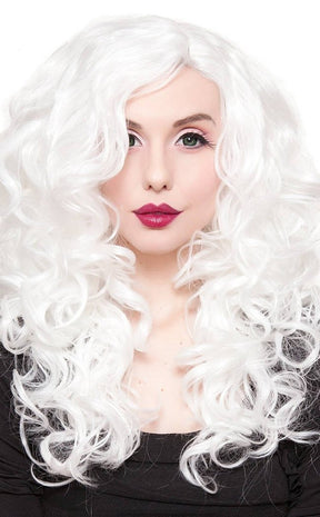 Cosplay 22" Frosty White Lace Front Wig-Rockstar Wigs-Tragic Beautiful