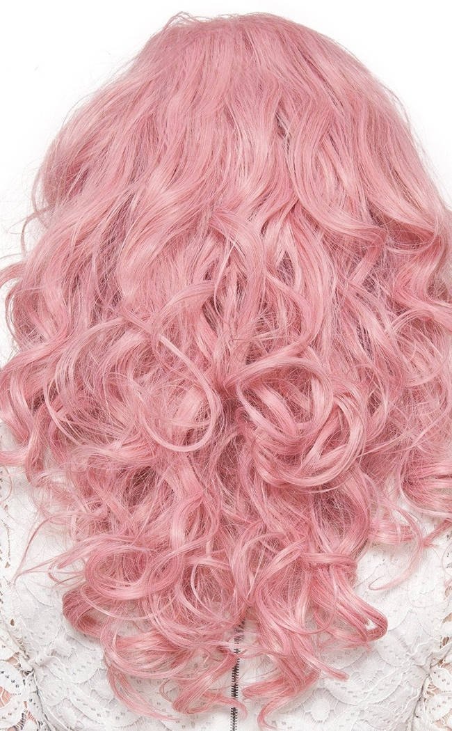 Cosplay 22" Milkshake Pink Lace Front Wig-Rockstar Wigs-Tragic Beautiful