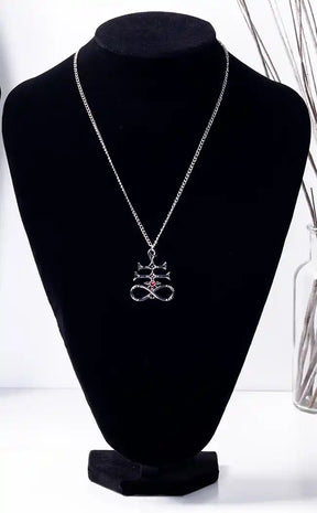 Cross of Leviathan Necklace-Gothic Jewellery-Tragic Beautiful