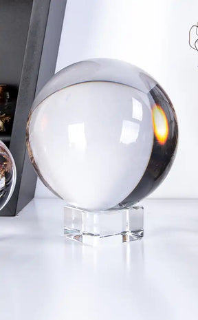 Crystal Ball with Stand | 100mm-Homewares-Tragic Beautiful
