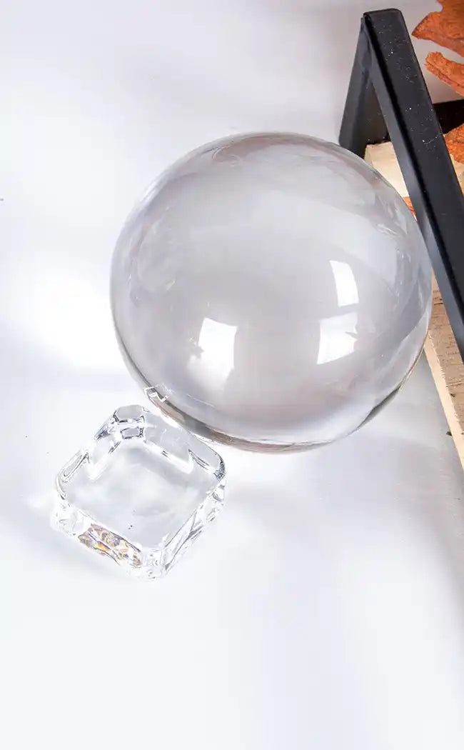 Crystal Ball with Stand | 60mm-Homewares-Tragic Beautiful