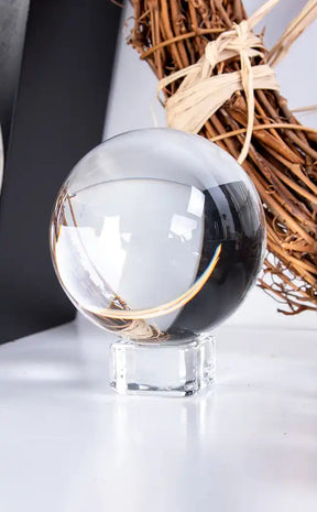 Crystal Ball with Stand | 60mm-Homewares-Tragic Beautiful