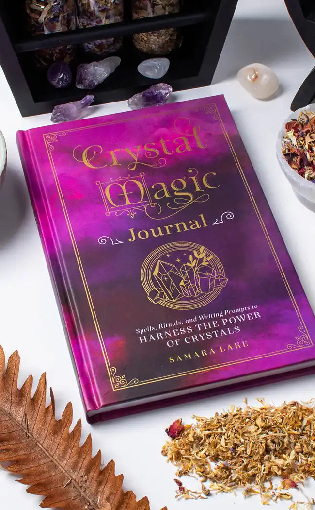 Crystal Magic Journal-Occult Books-Tragic Beautiful
