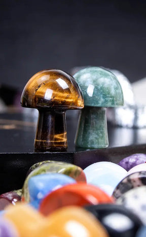 Crystal Mini Mushroom | Intuitively Picked-Crystals-Tragic Beautiful