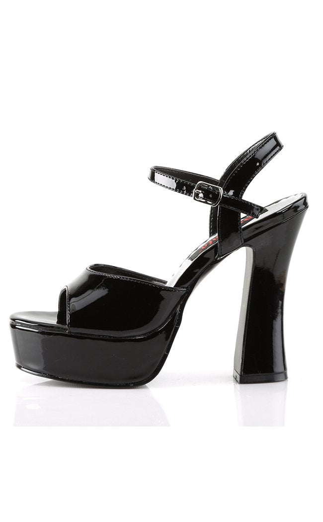 DOLLY-09 Black Patent Shoes-Demonia-Tragic Beautiful