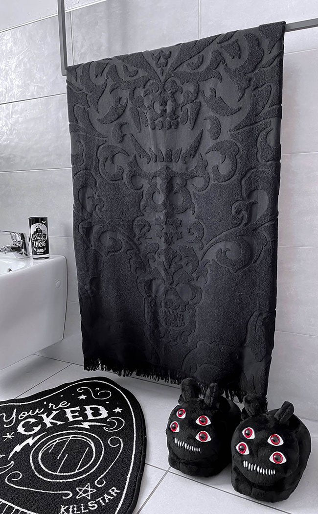 Daemon Bathroom Towel-Killstar-Tragic Beautiful