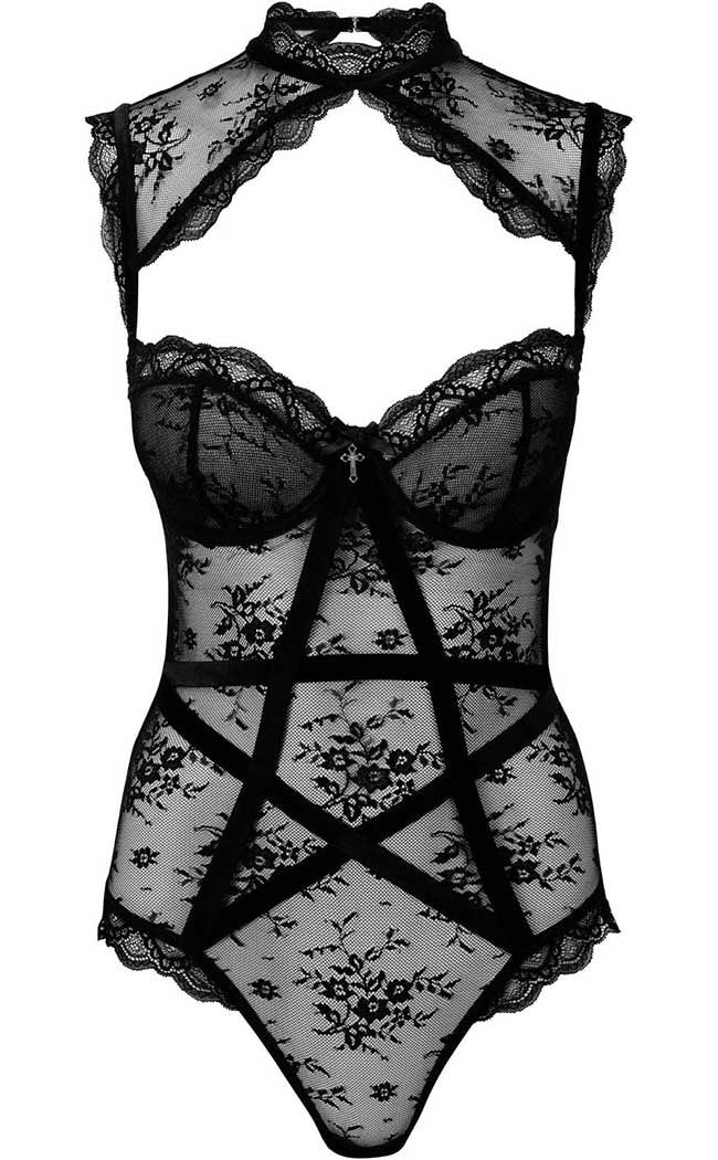 Dark Desire Lace Bodysuit | Black-Killstar-Tragic Beautiful