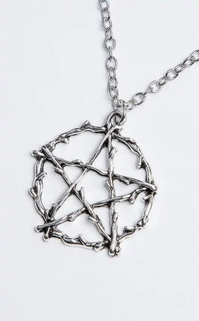 Darksong Pentagram Necklace-Gothic Jewellery-Tragic Beautiful