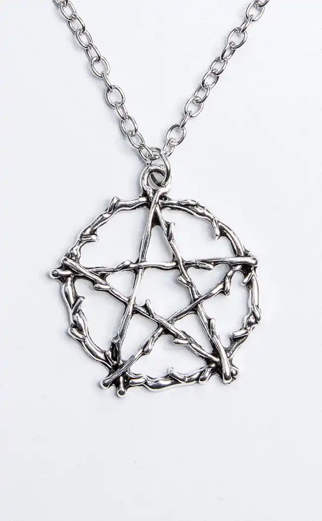 Darksong Pentagram Necklace-Gothic Jewellery-Tragic Beautiful