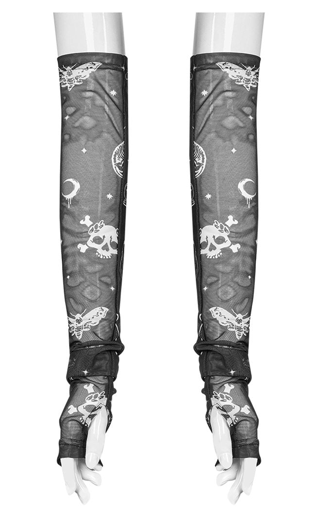 Decomposure Mesh Armwarmers | Punk Rave Australia | Alt Goth Clothing
