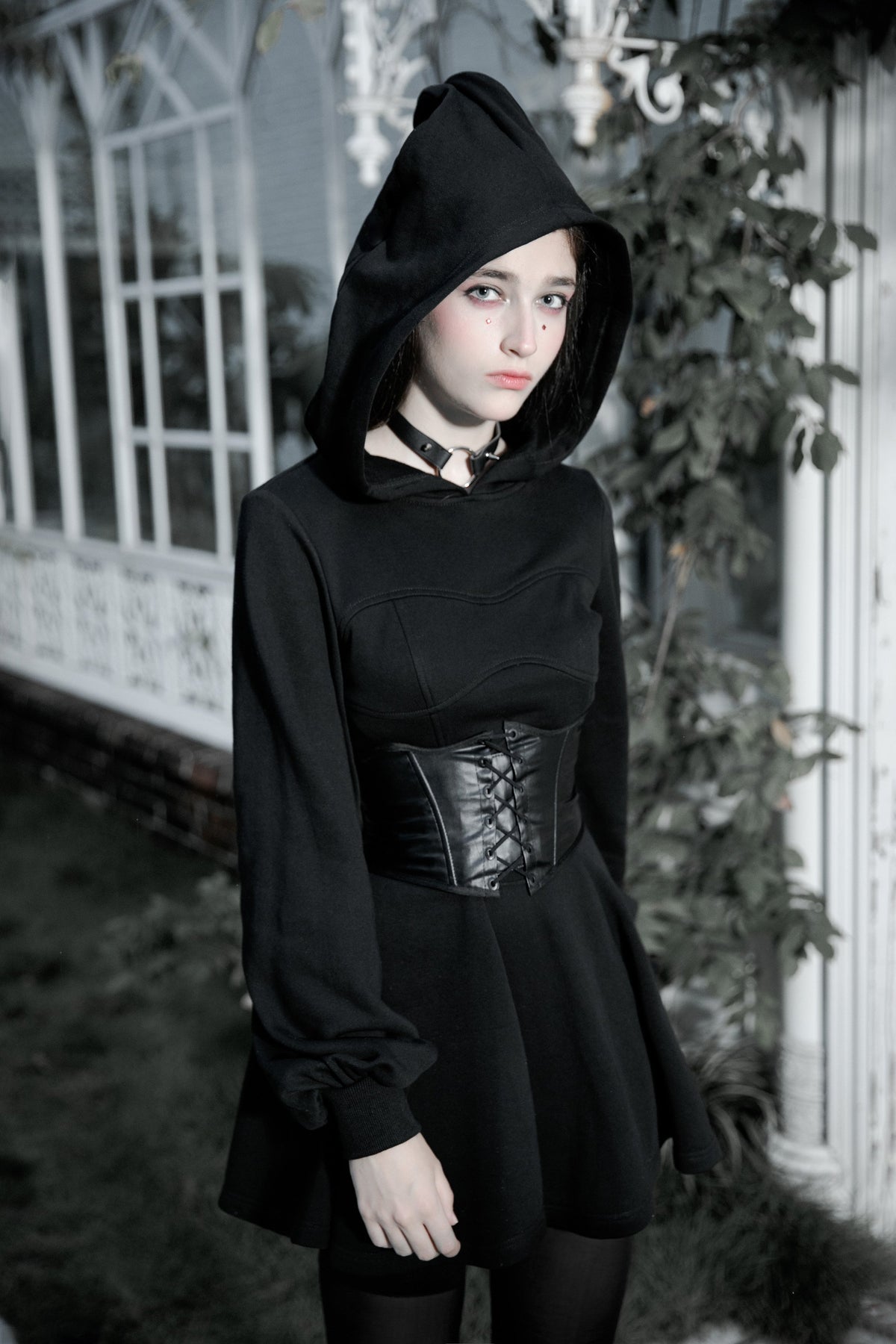 Diabolical Warming Corset-Punk Rave-Tragic Beautiful