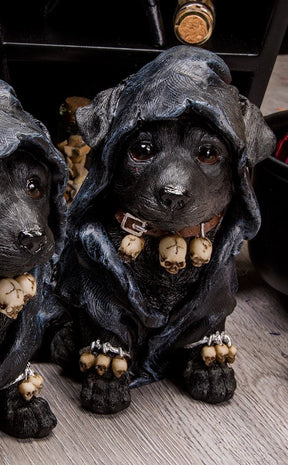 Dog Witch Statue-Gothic Gifts-Tragic Beautiful