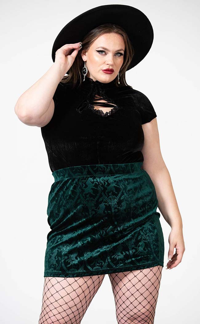 Doom Duchess Skirt | Emerald-Killstar-Tragic Beautiful